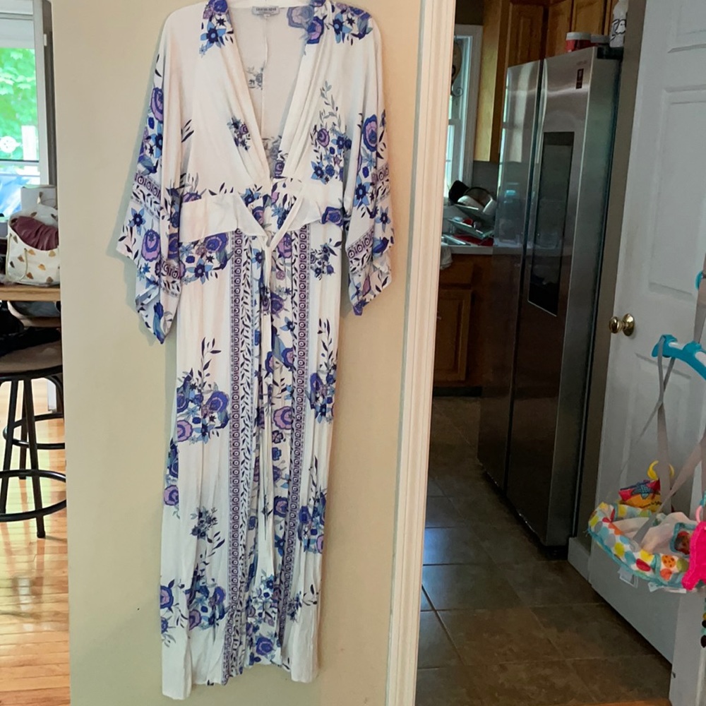 Light kimono style long dress